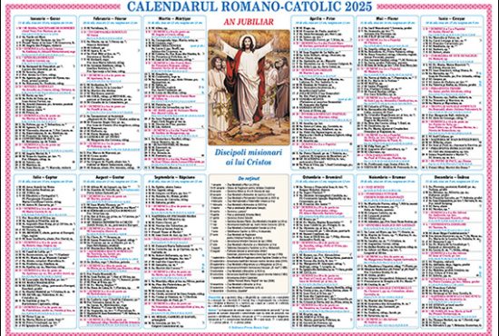 Calendar romano-catolic 2025 Calendar romano-catolic 2025